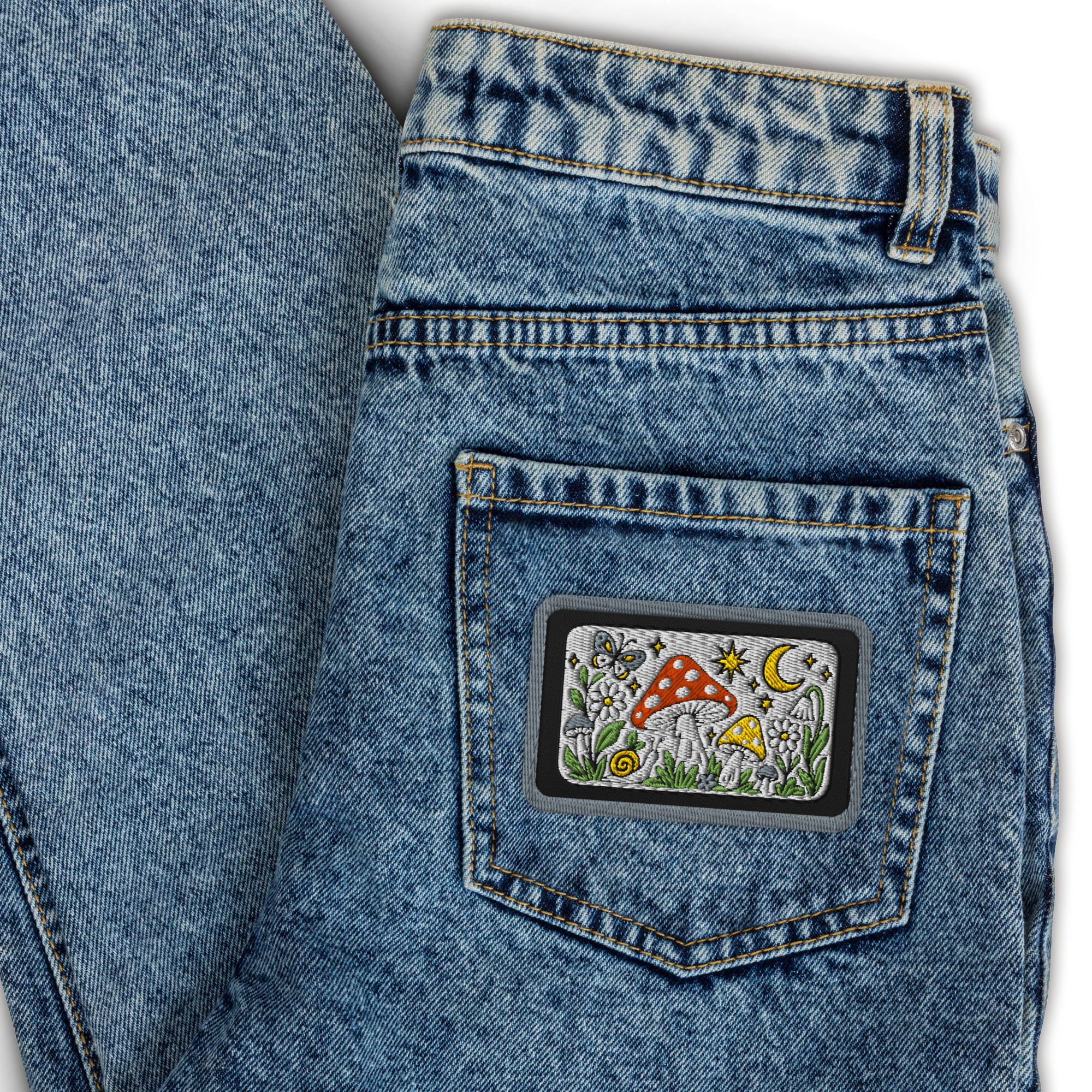After Hours in the Garden Embroidered Patch