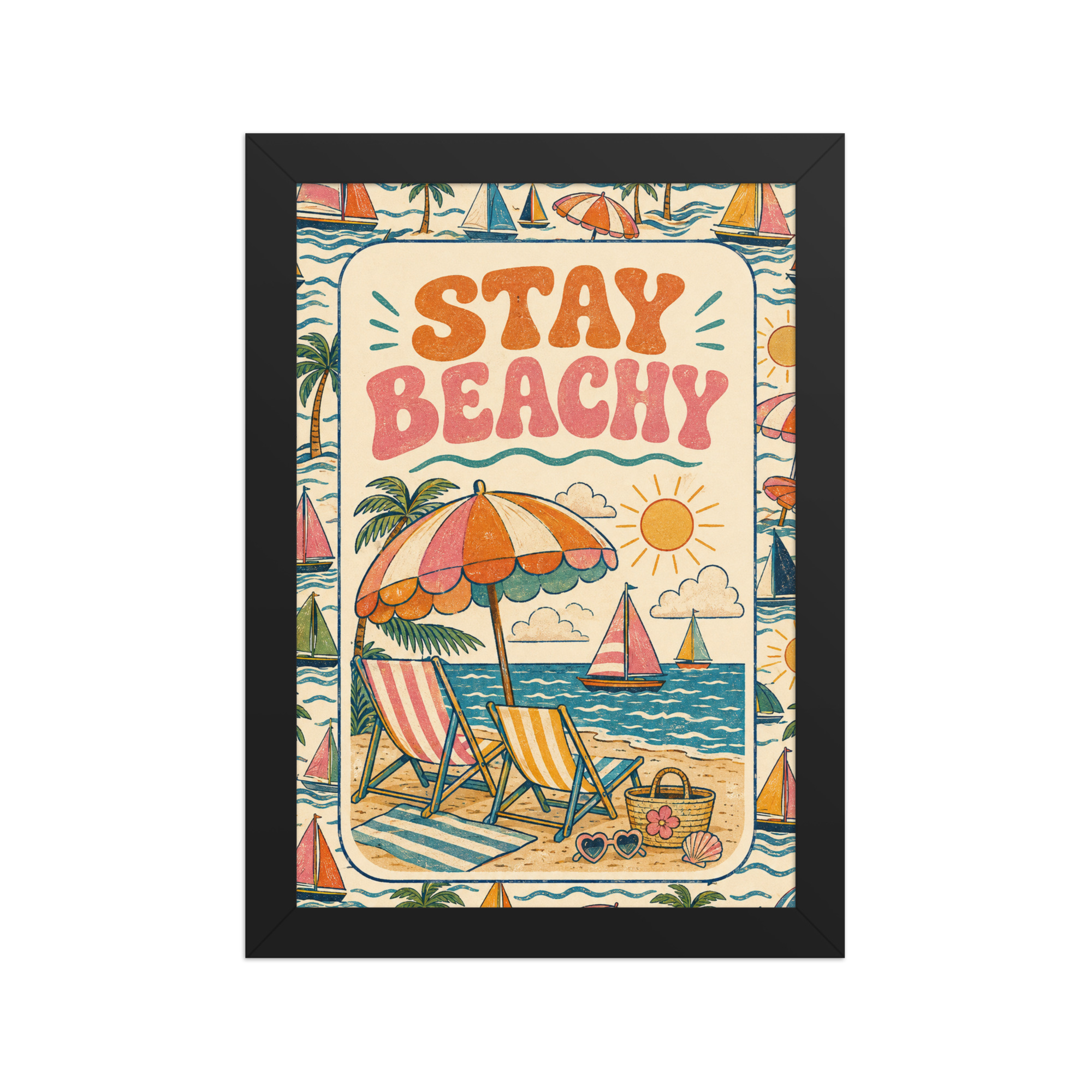Coastin’ Along Framed Art Print - B - Image 2