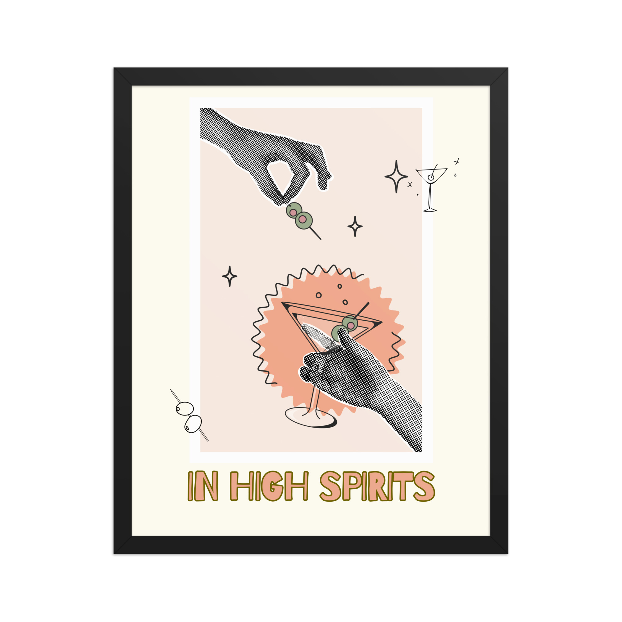 Shaken, Stirred & Slightly Unhinged Framed Matte Paper Poster - Image 5