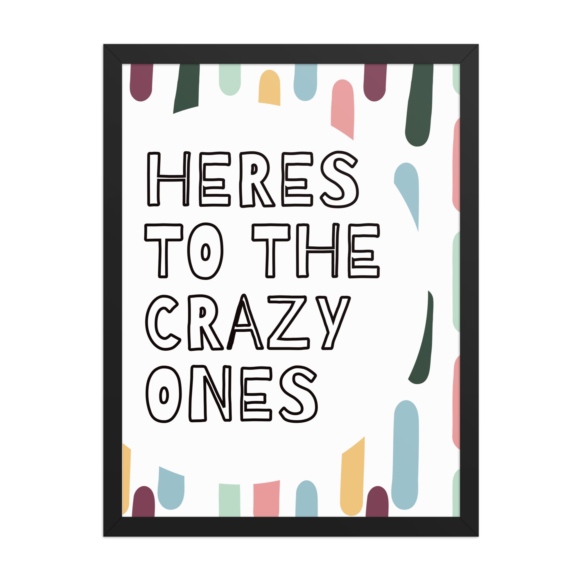In Questionable Company Framed Matte Paper Poster