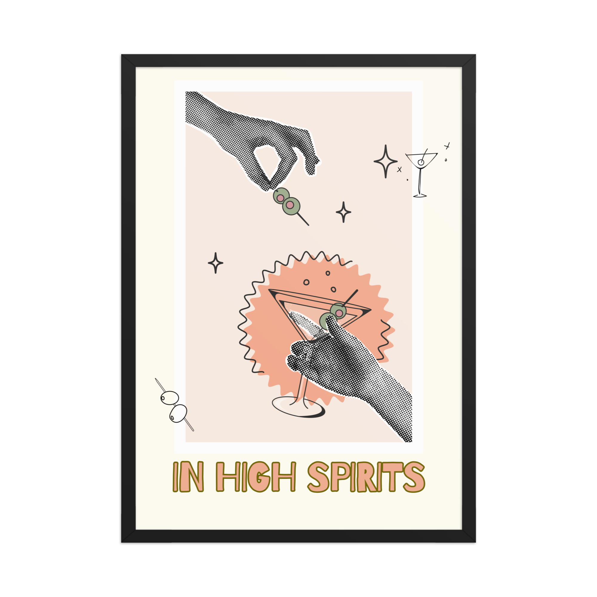 Shaken, Stirred & Slightly Unhinged Framed Matte Paper Poster - Image 6