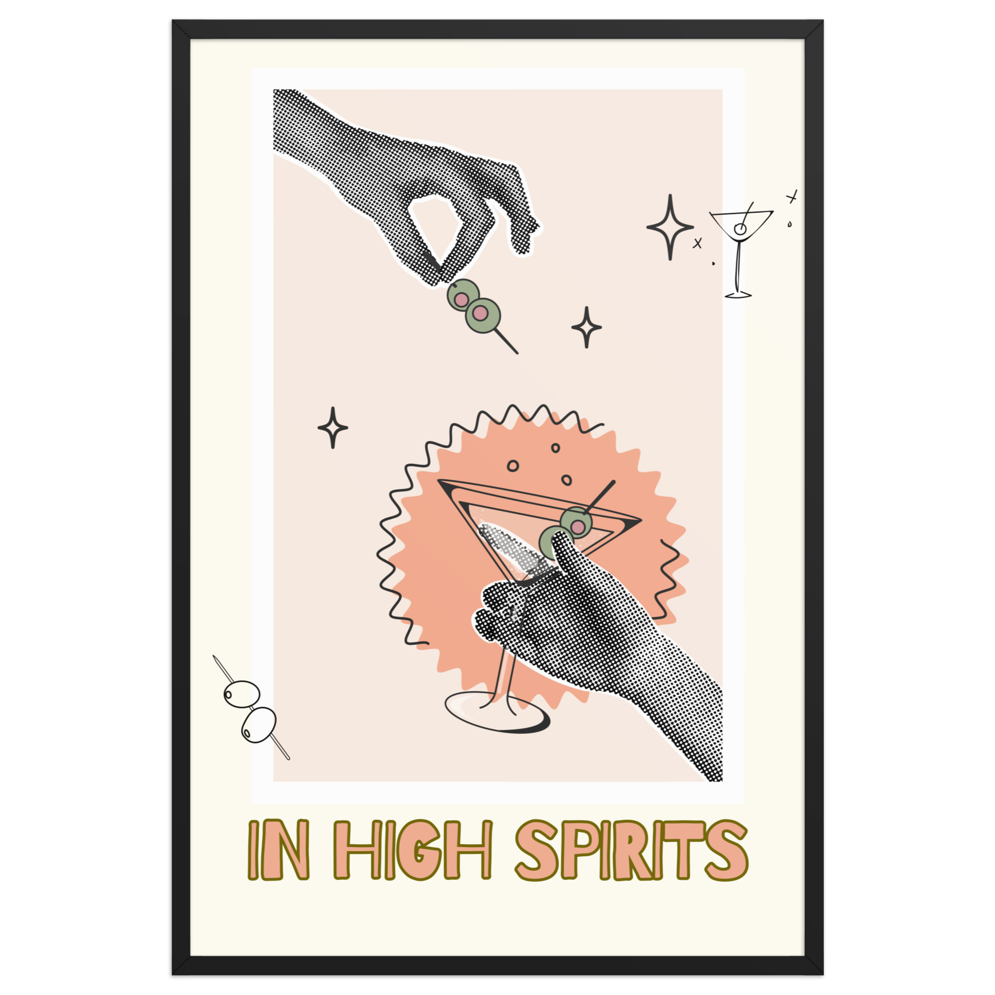 Shaken, Stirred & Slightly Unhinged Framed Matte Paper Poster - Image 7