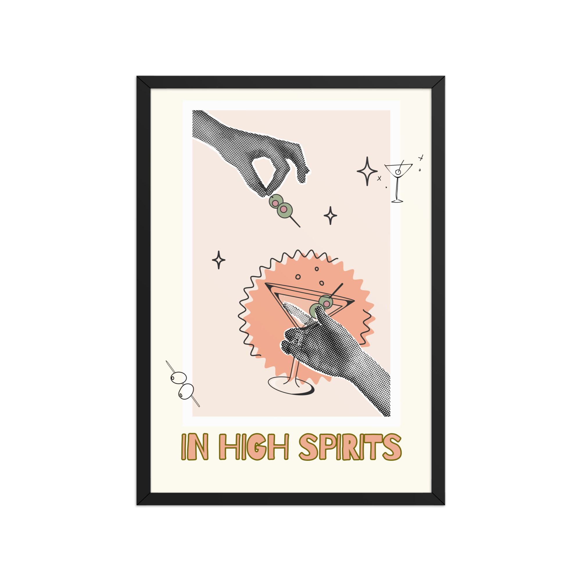 Shaken, Stirred & Slightly Unhinged Framed Matte Paper Poster - Image 8