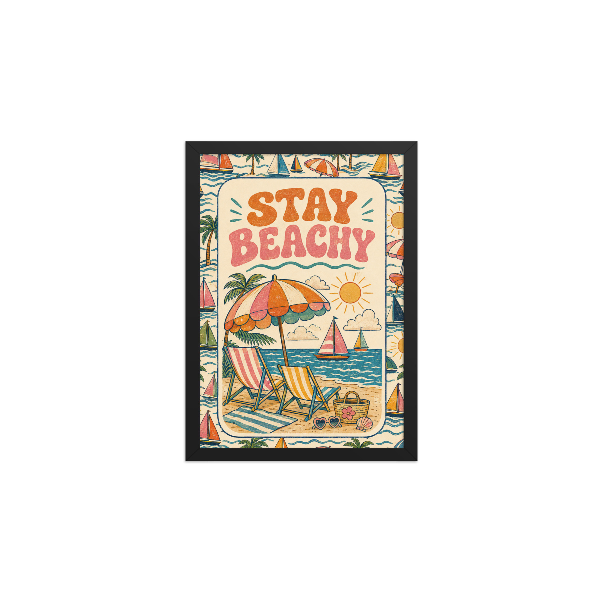 Coastin’ Along Framed Art Print - B - Image 5