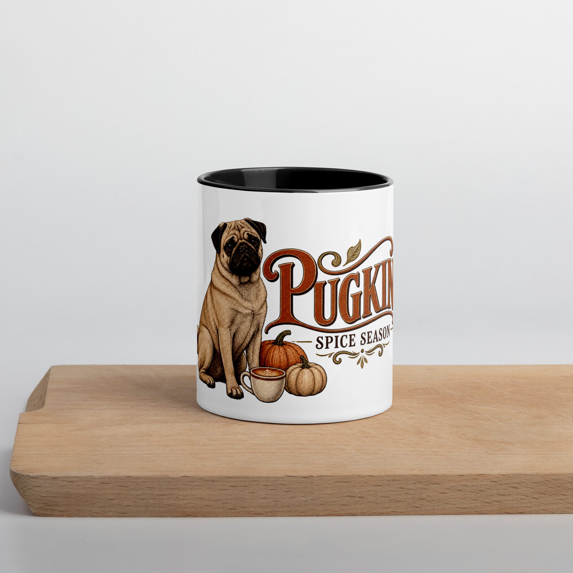 Pugkin Spice Season Pug Mug - Image 2