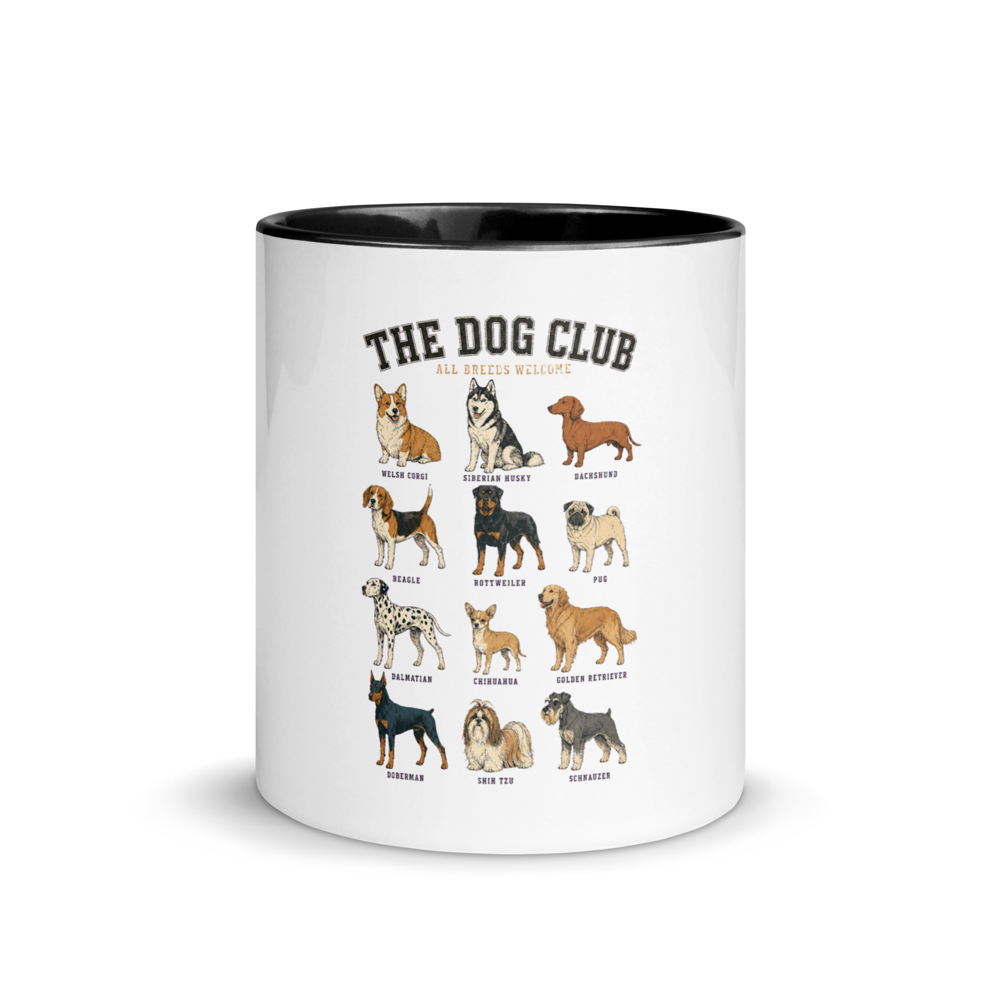 The Dog Club Mug with Color Inside – All Breeds Welcome - Image 3