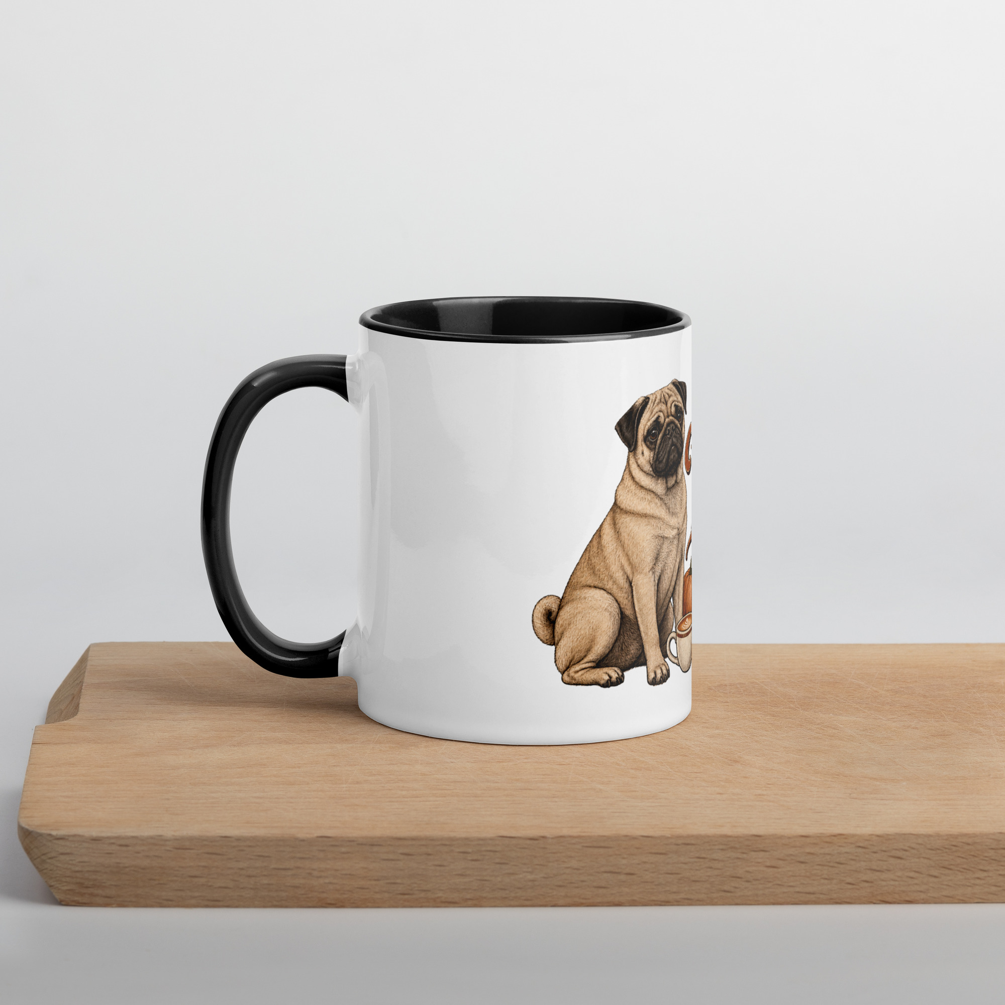 Pugkin Spice Season Pug Mug - Image 3