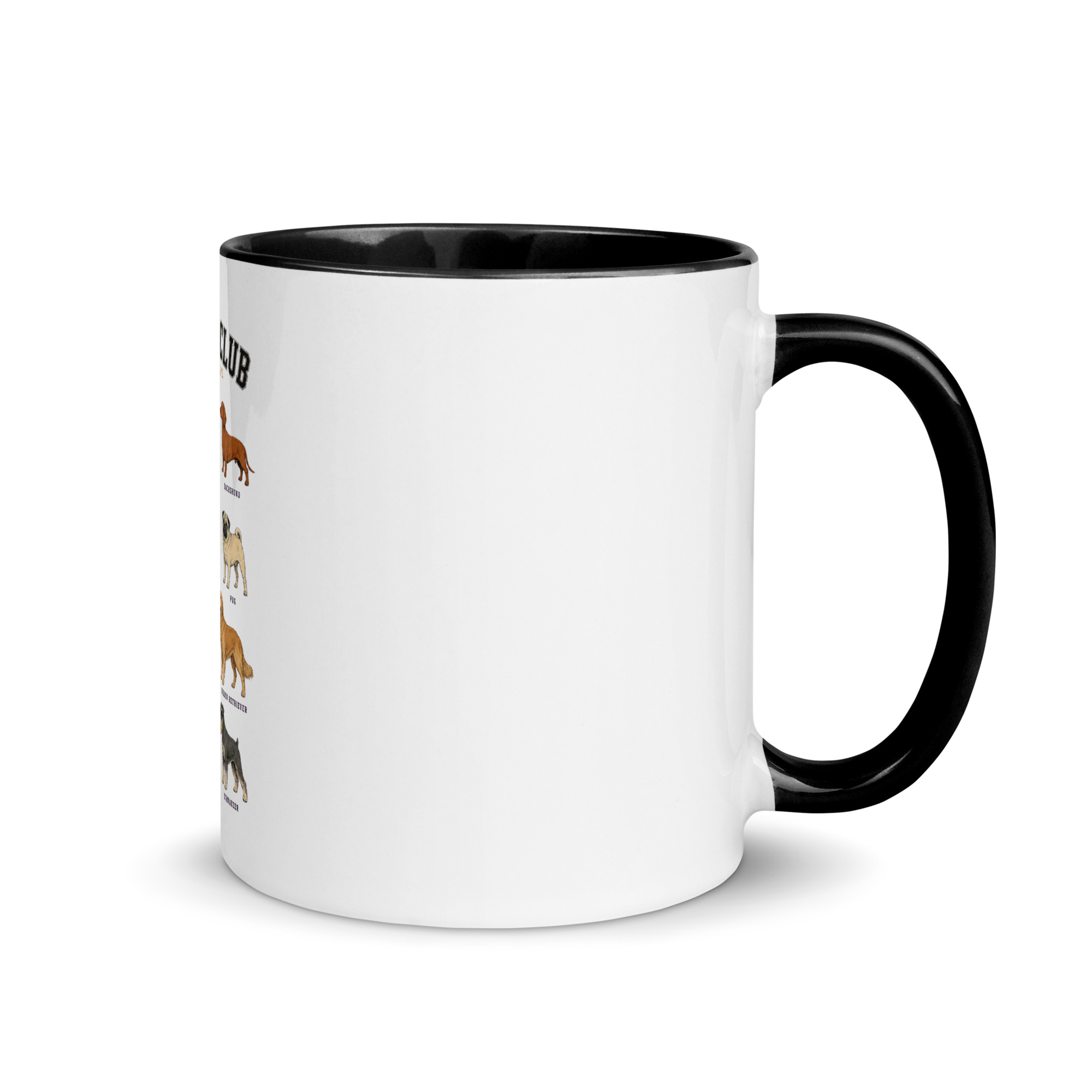 The Dog Club Mug with Color Inside – All Breeds Welcome - Image 2