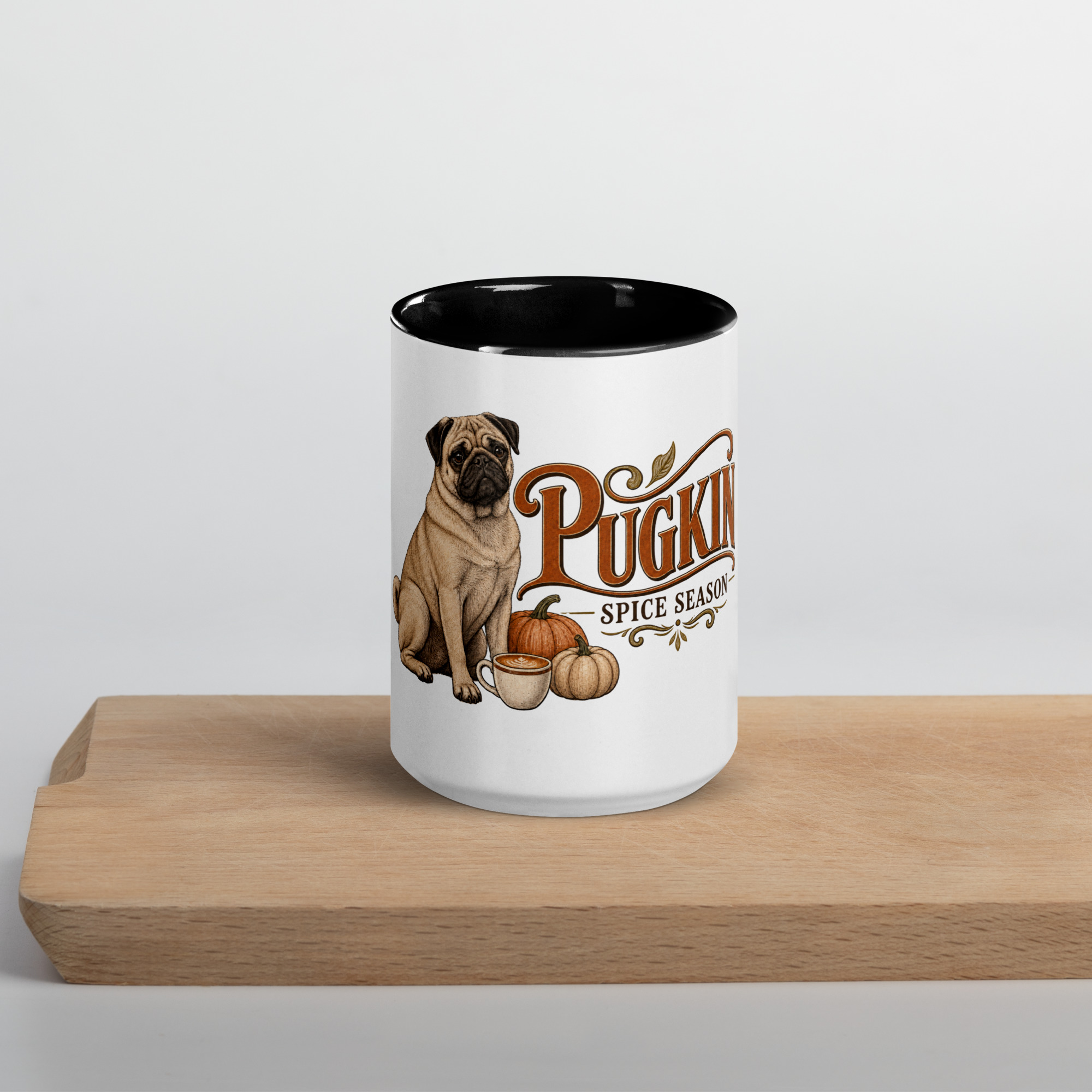 Pugkin Spice Season Pug Mug - Image 5