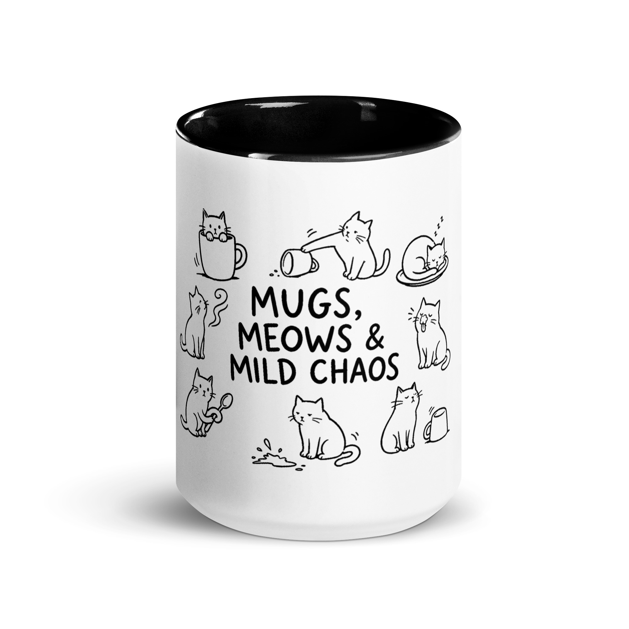Mugs, Meows & Mild Chaos Coffee Mug πβ - Image 6