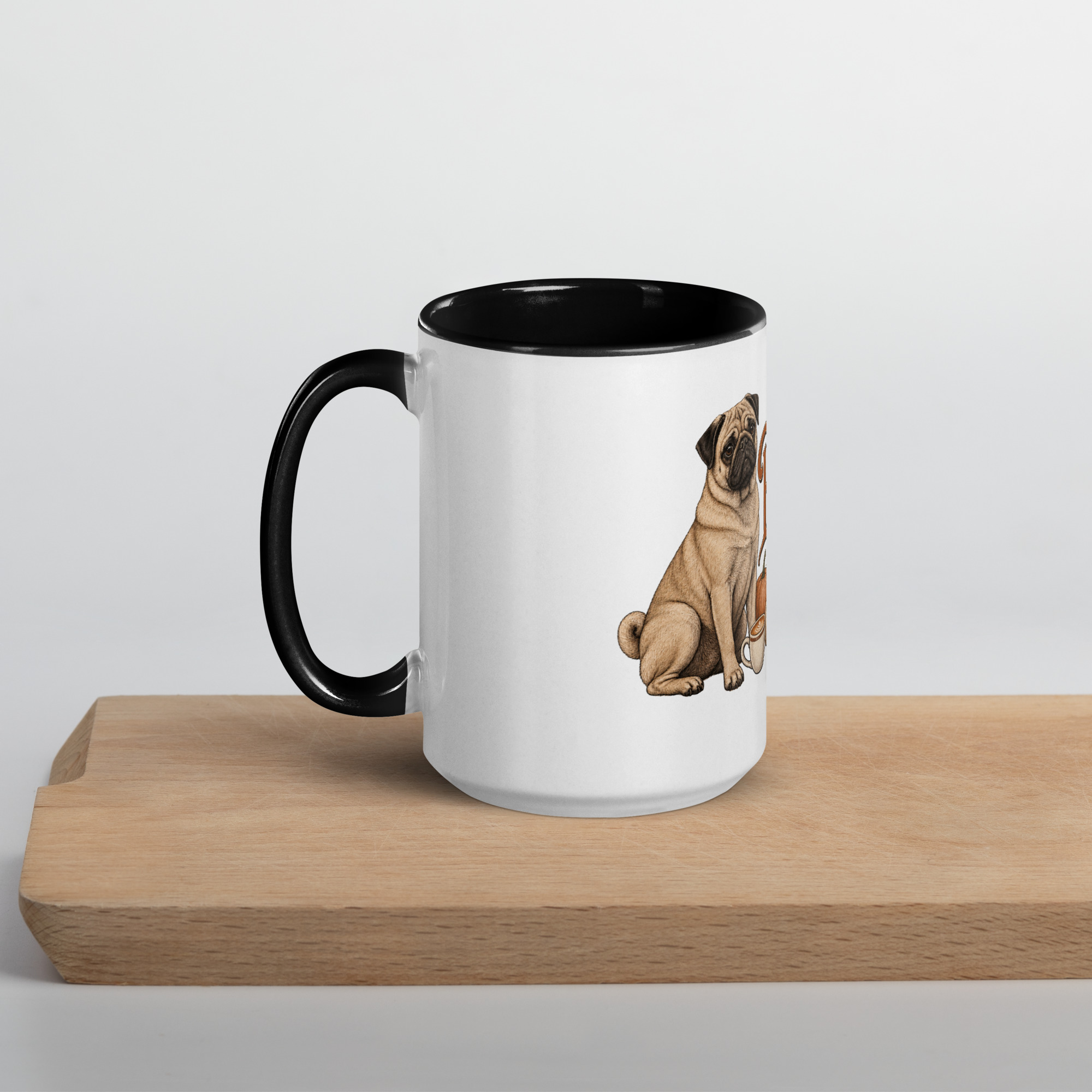 Pugkin Spice Season Pug Mug - Image 6