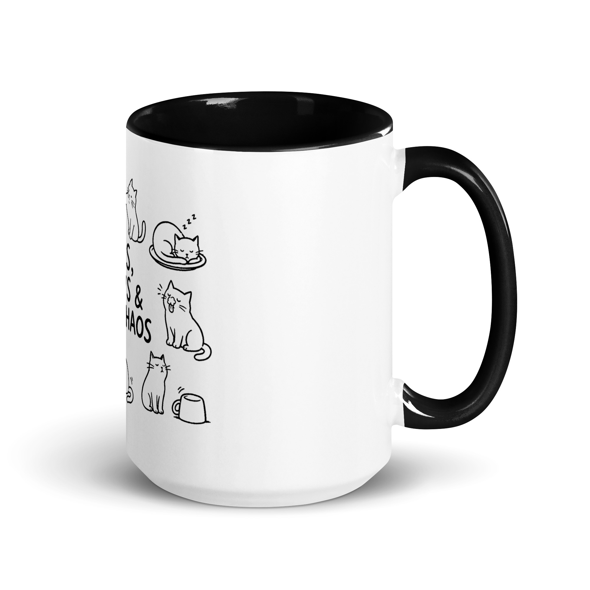 Mugs, Meows & Mild Chaos Coffee Mug πβ - Image 5