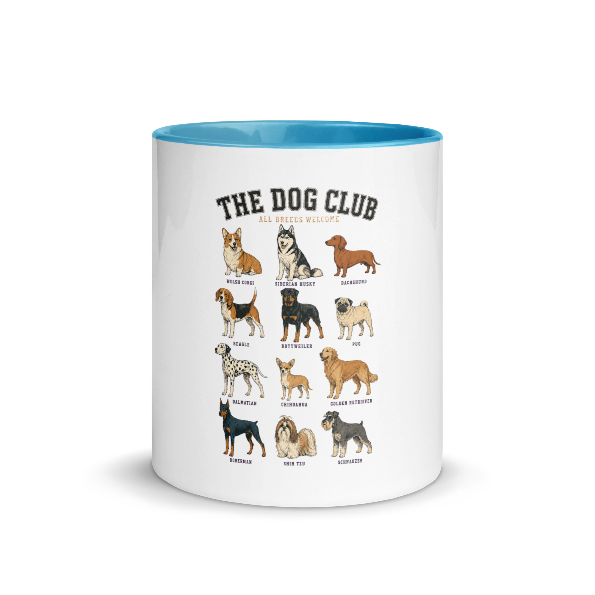 The Dog Club Mug with Color Inside – All Breeds Welcome - Image 29
