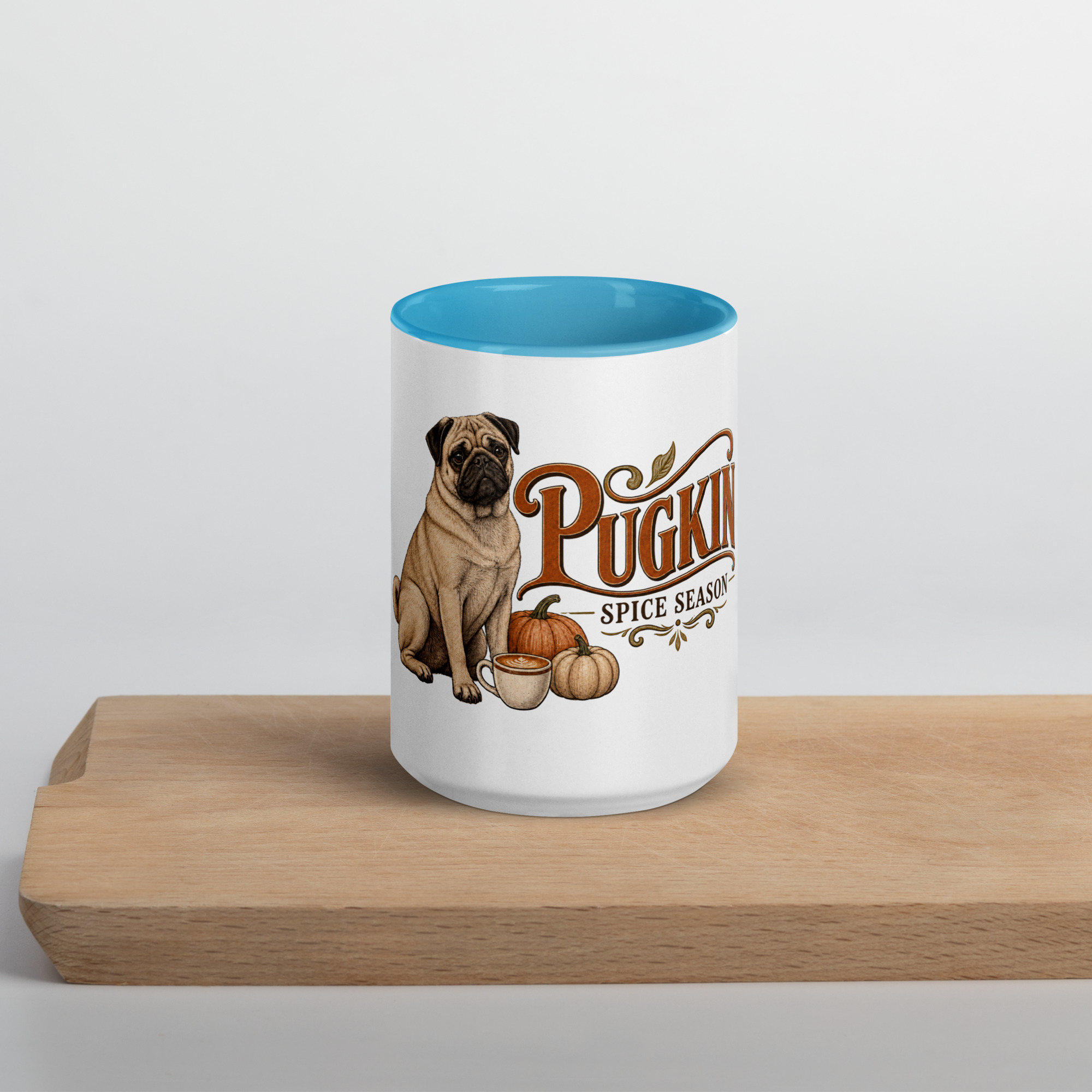 Pugkin Spice Season Pug Mug - Image 32
