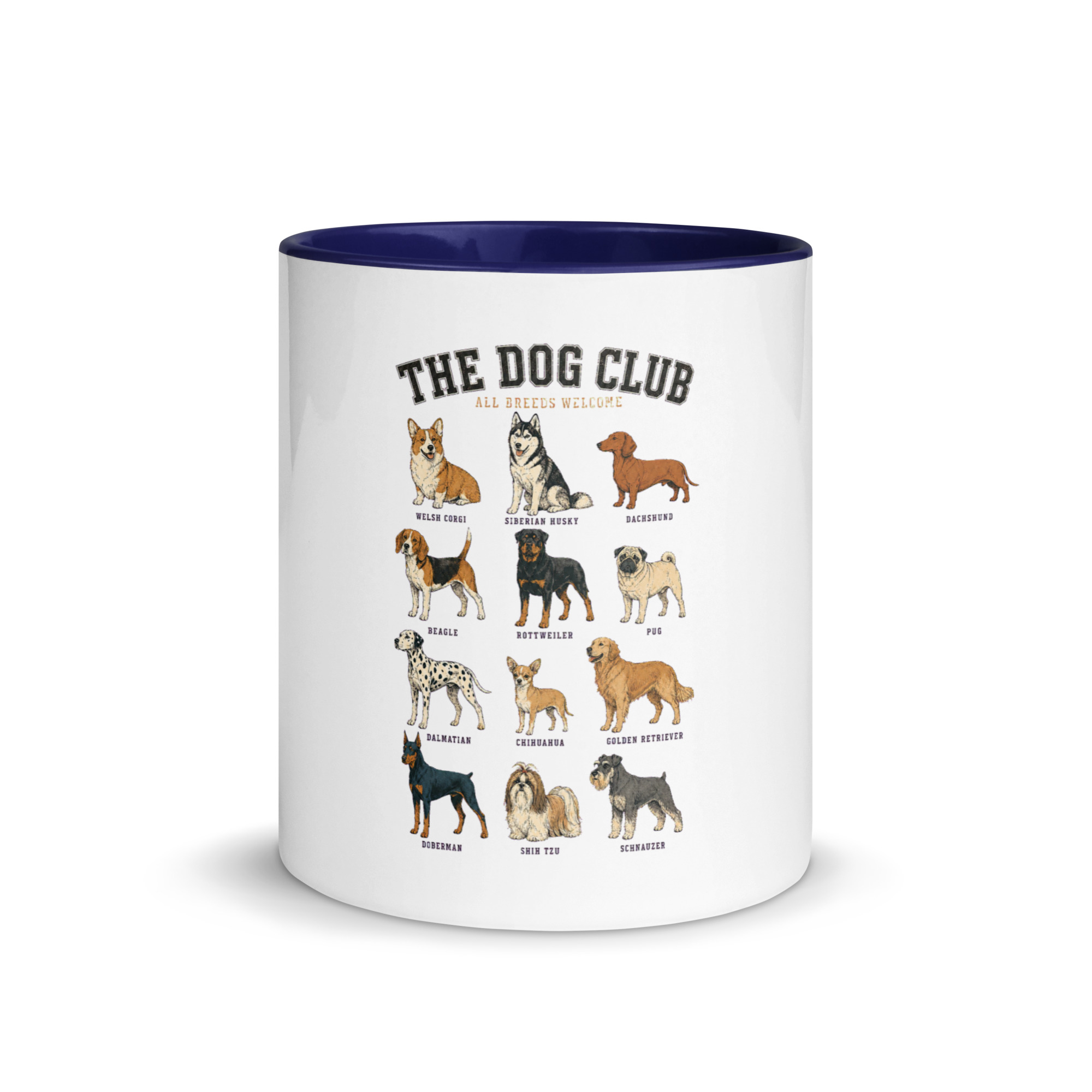 The Dog Club Mug with Color Inside – All Breeds Welcome - Image 8
