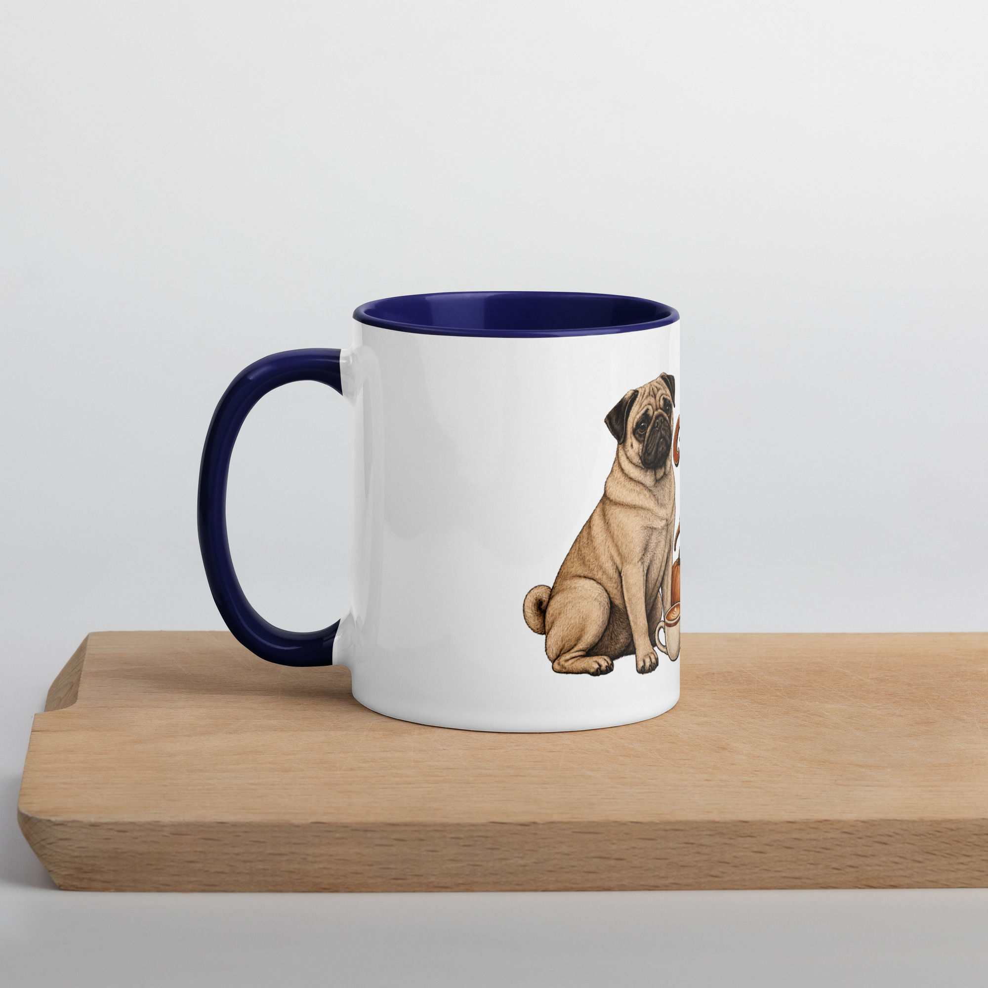 Pugkin Spice Season Pug Mug - Image 9