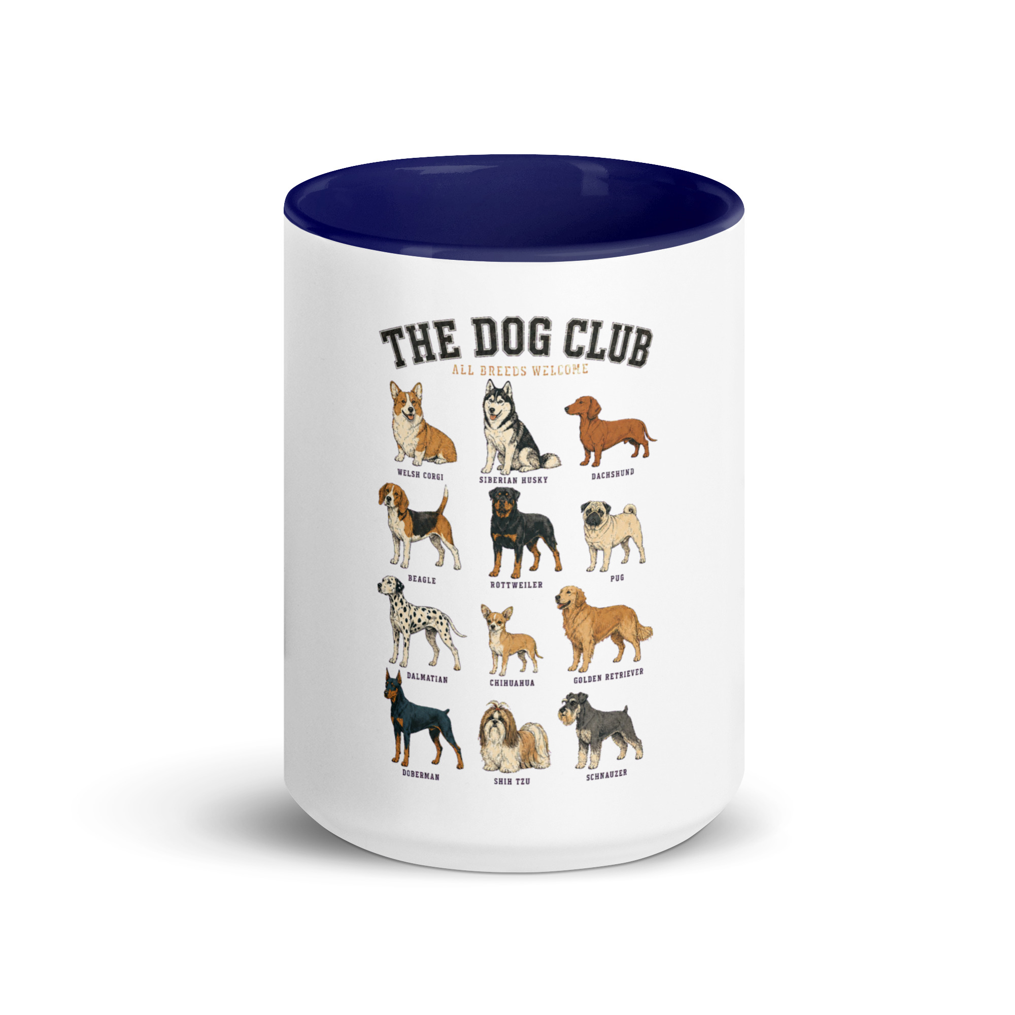 The Dog Club Mug with Color Inside – All Breeds Welcome - Image 11