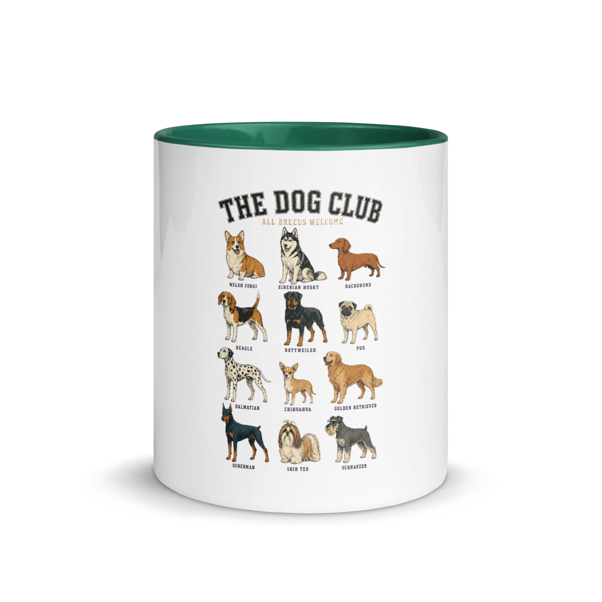 The Dog Club Mug with Color Inside – All Breeds Welcome - Image 20
