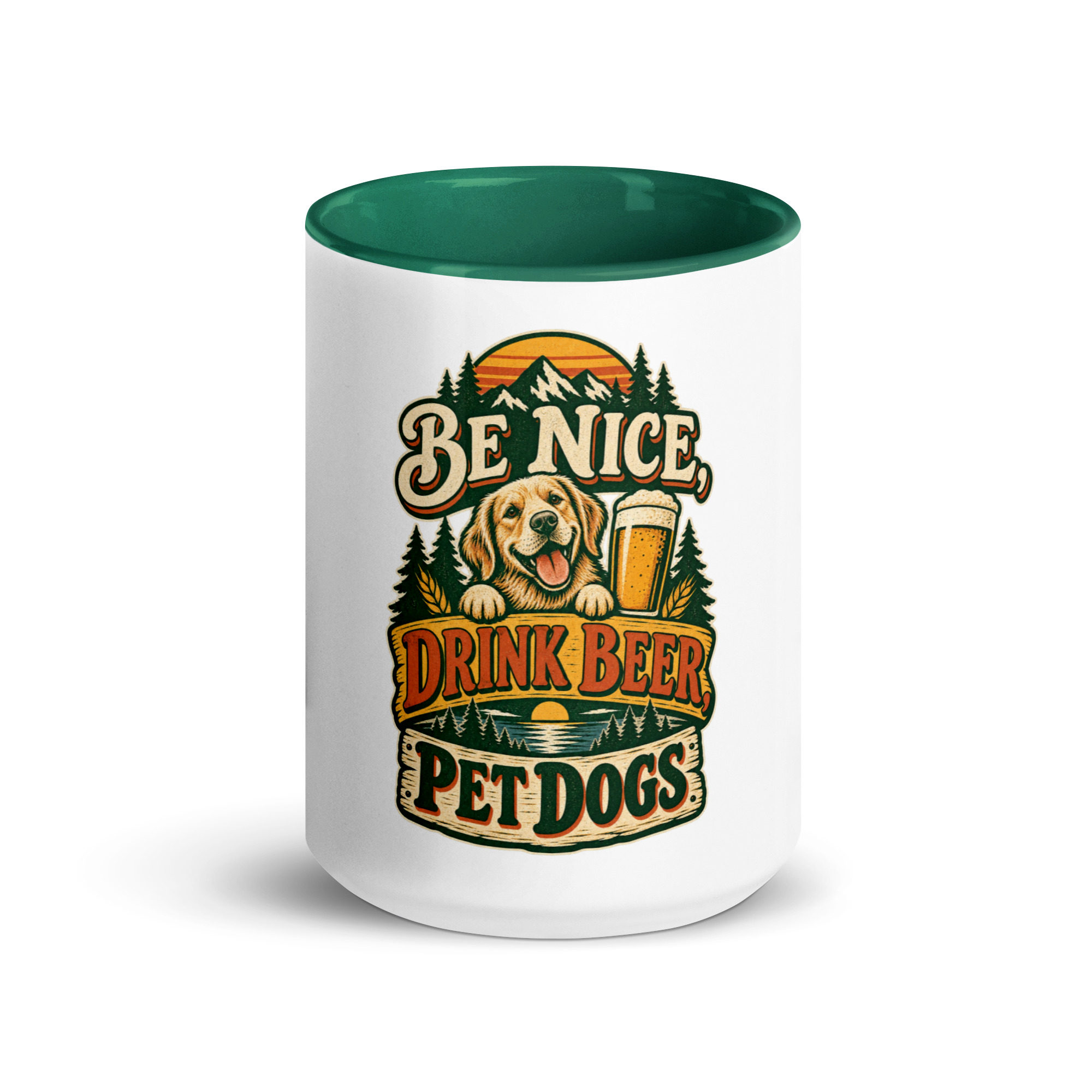 Drink Beer and Pet Dogs for Living