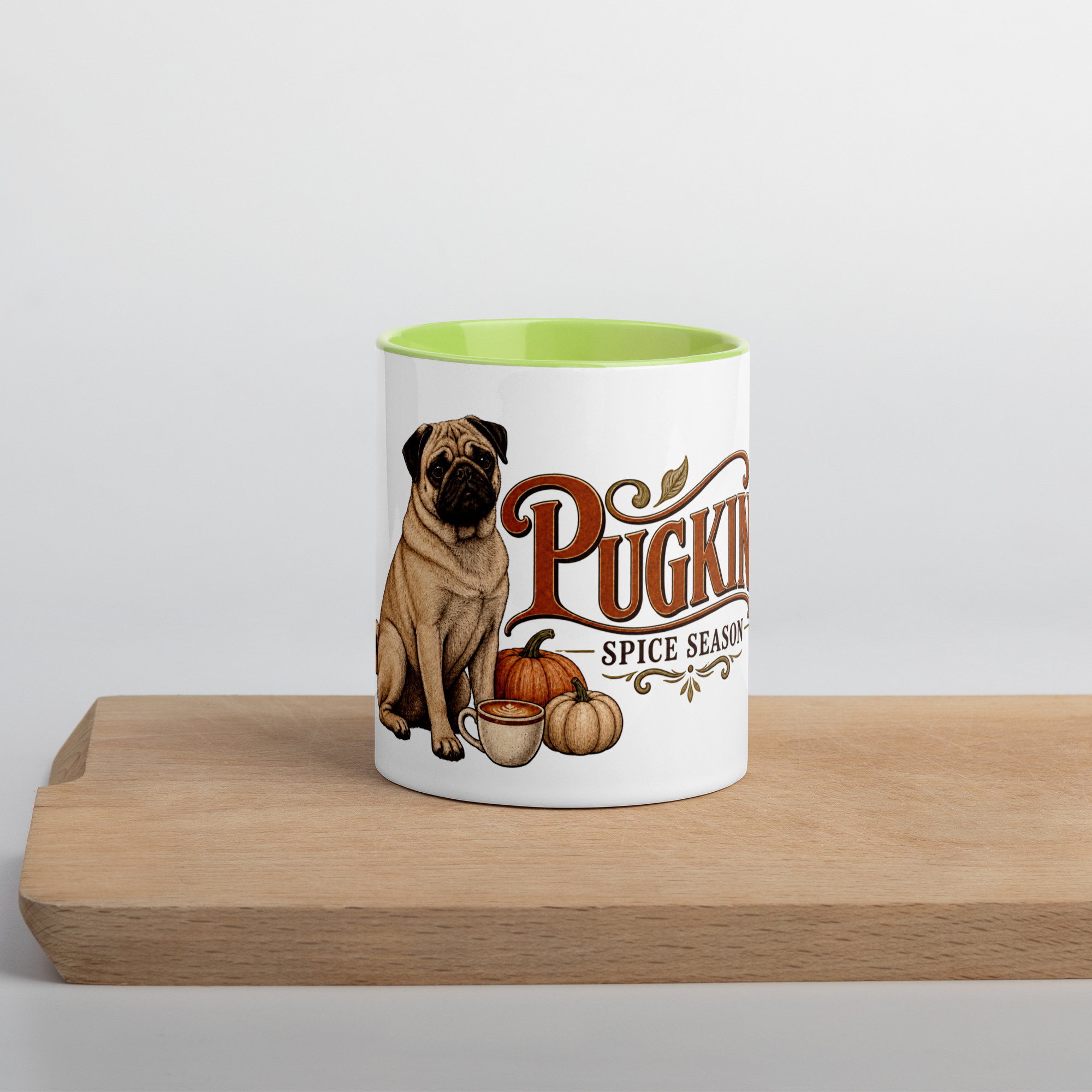 Pugkin Spice Season Pug Mug - Image 43