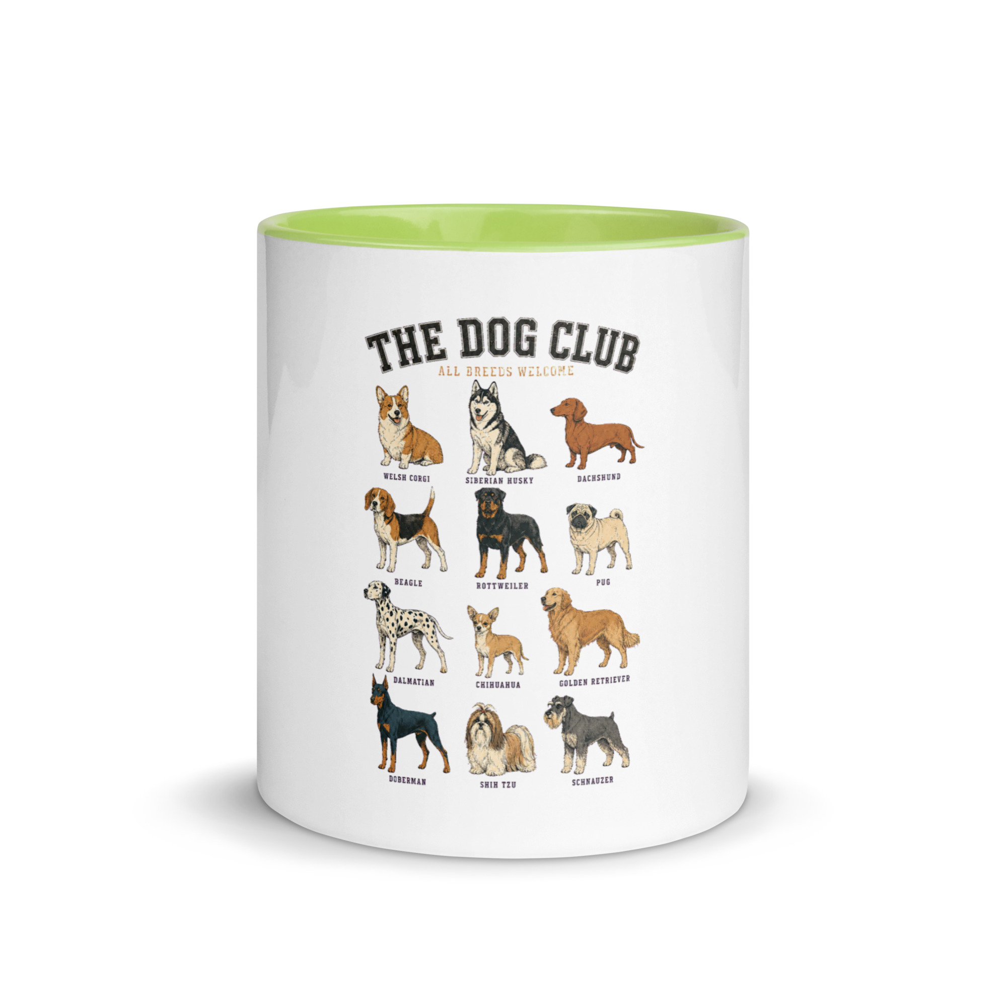 The Dog Club Mug with Color Inside – All Breeds Welcome - Image 44
