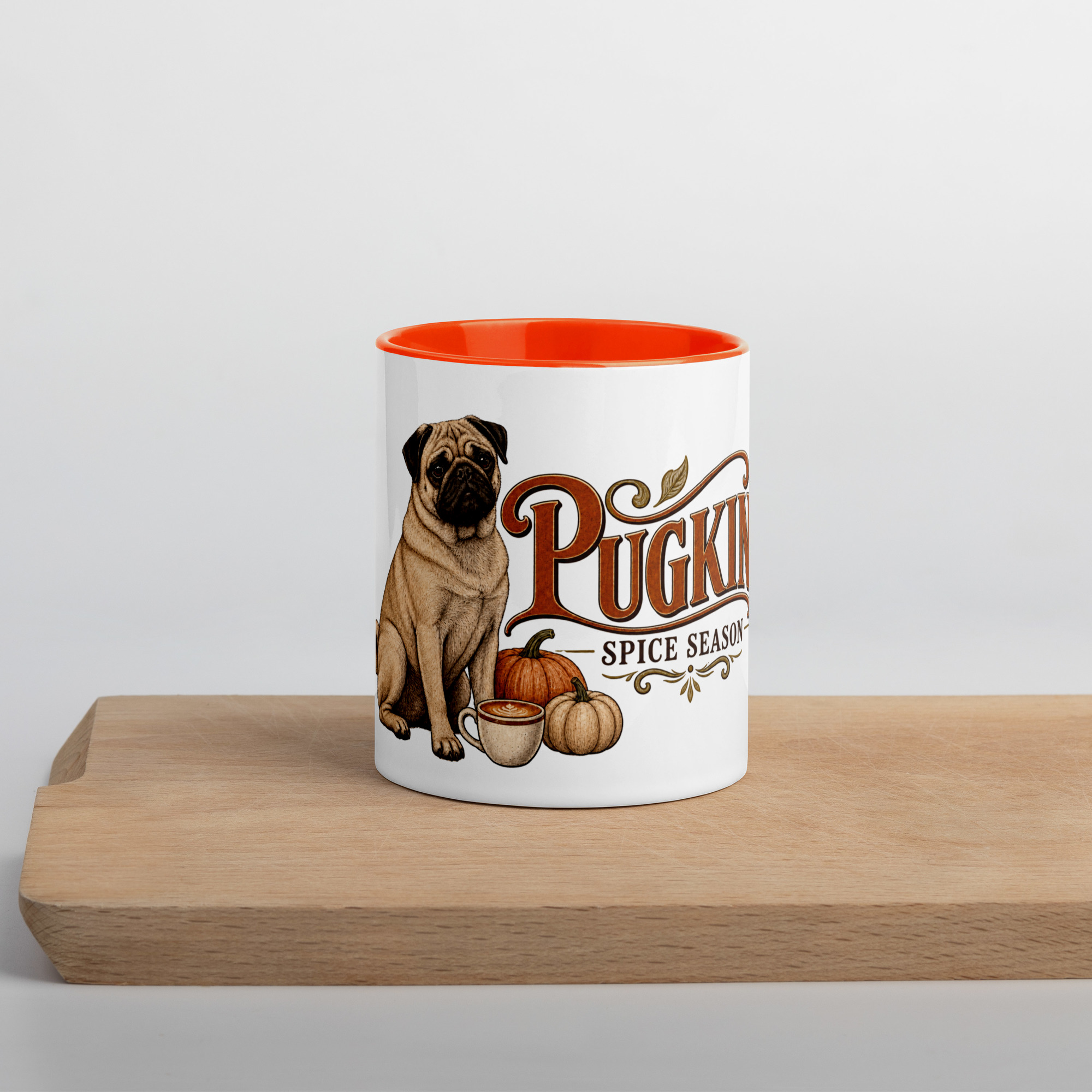 Pugkin Spice Season Pug Mug - Image 26