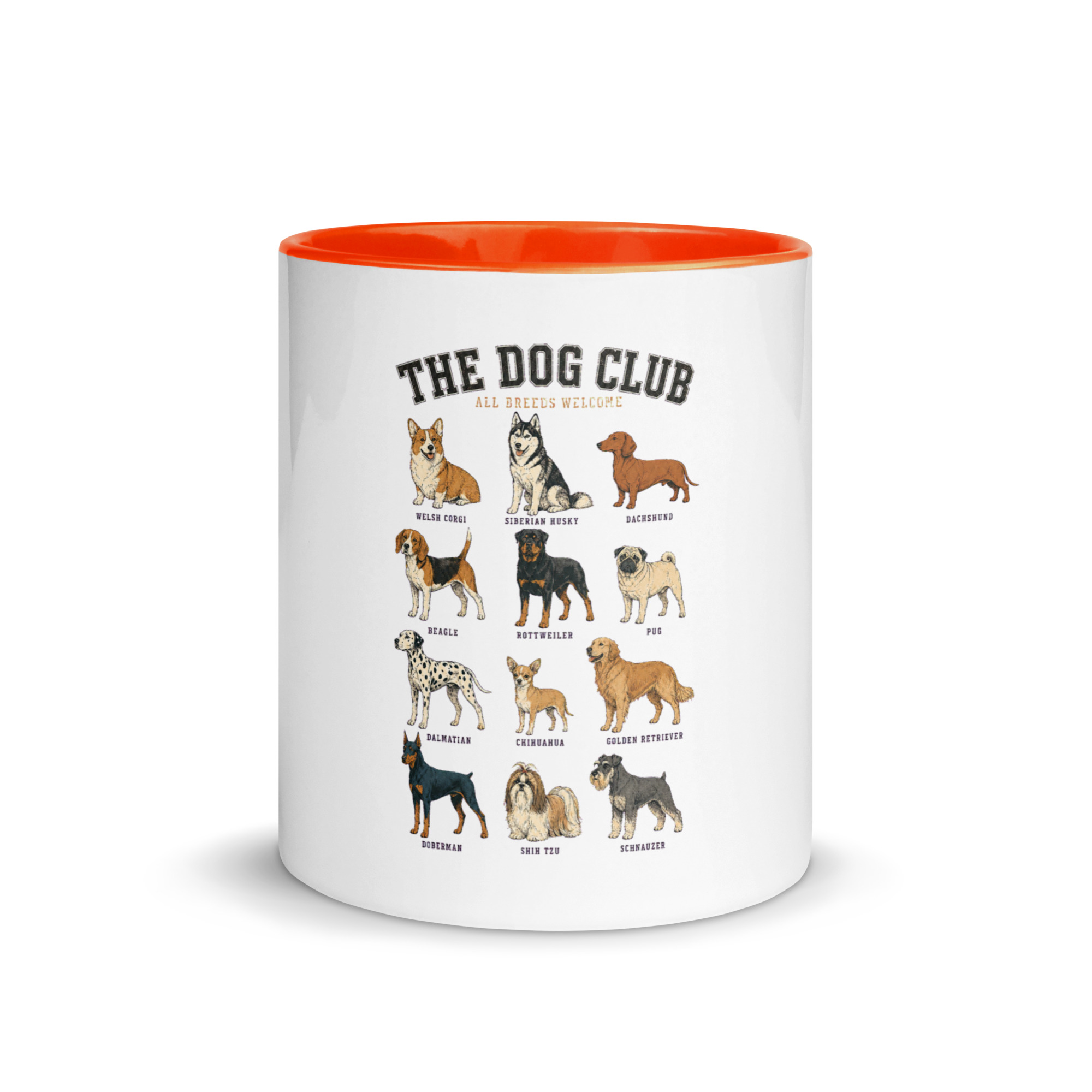 The Dog Club Mug with Color Inside – All Breeds Welcome - Image 26