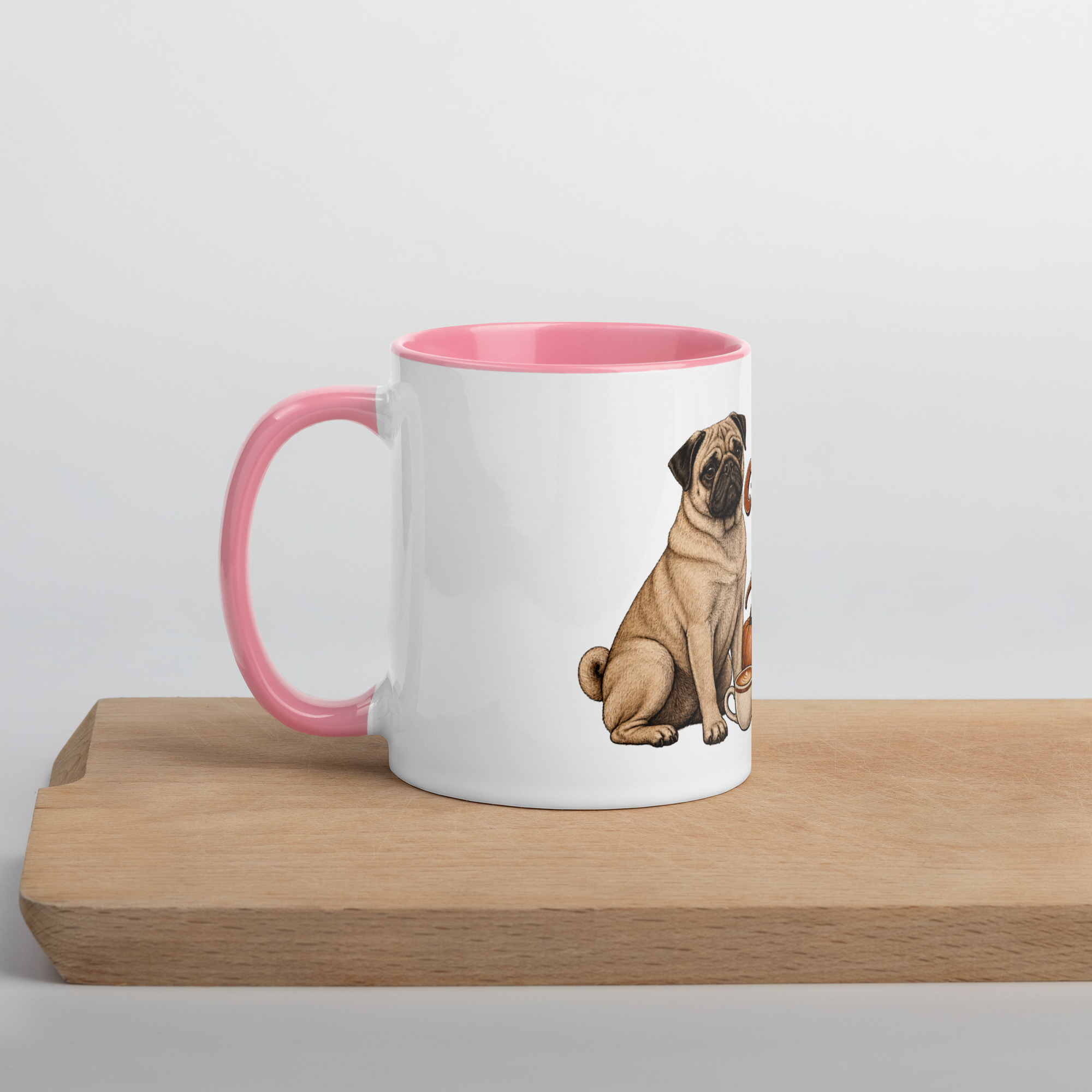 Pugkin Spice Season Pug Mug - Image 36