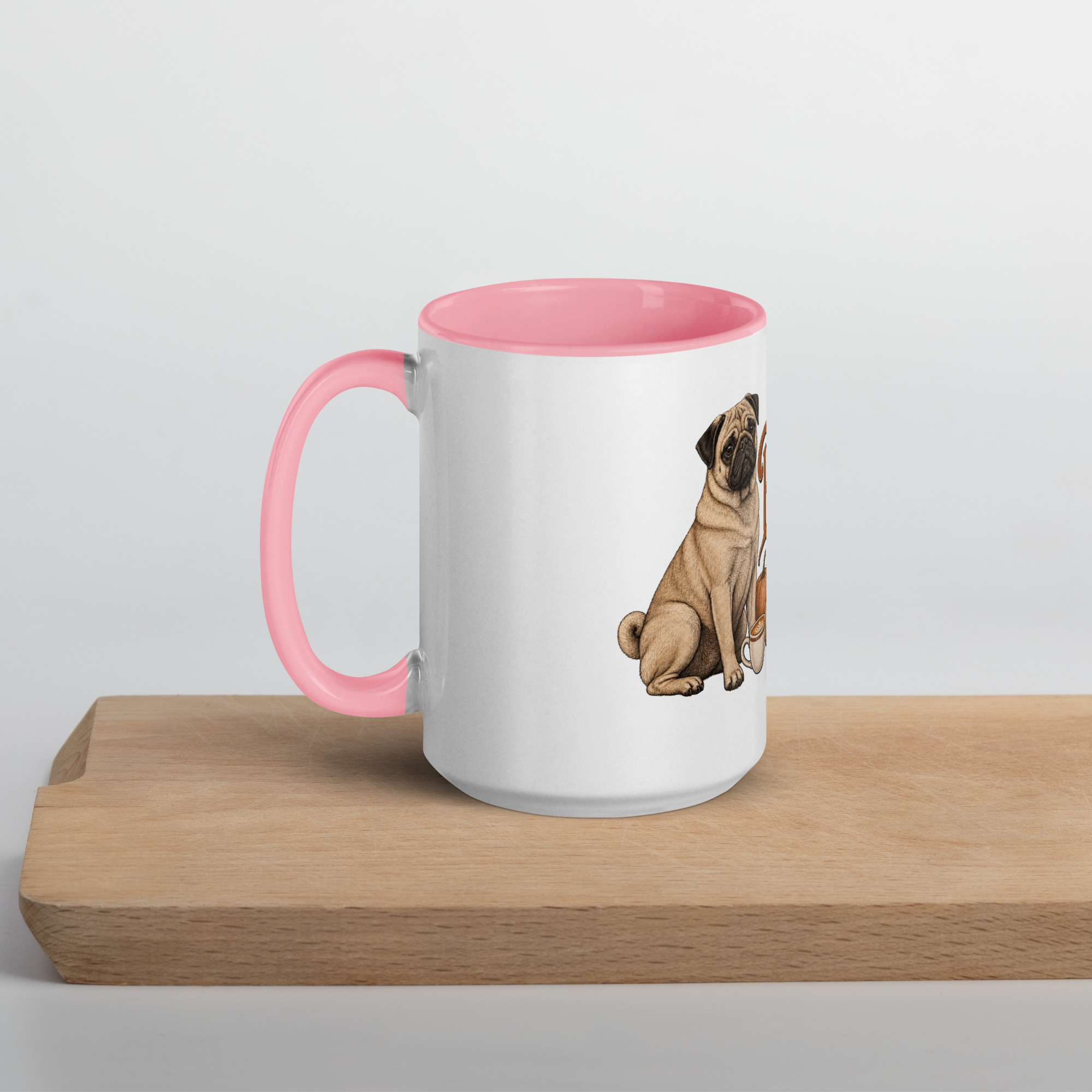 Pugkin Spice Season Pug Mug - Image 38