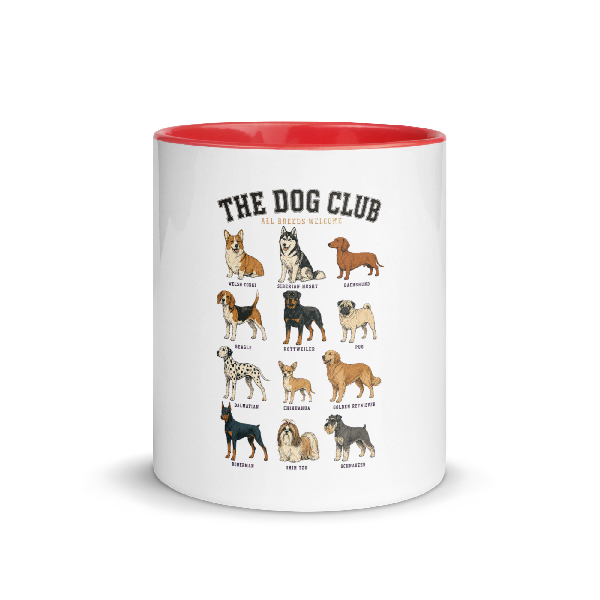 The Dog Club Mug with Color Inside – All Breeds Welcome - Image 14