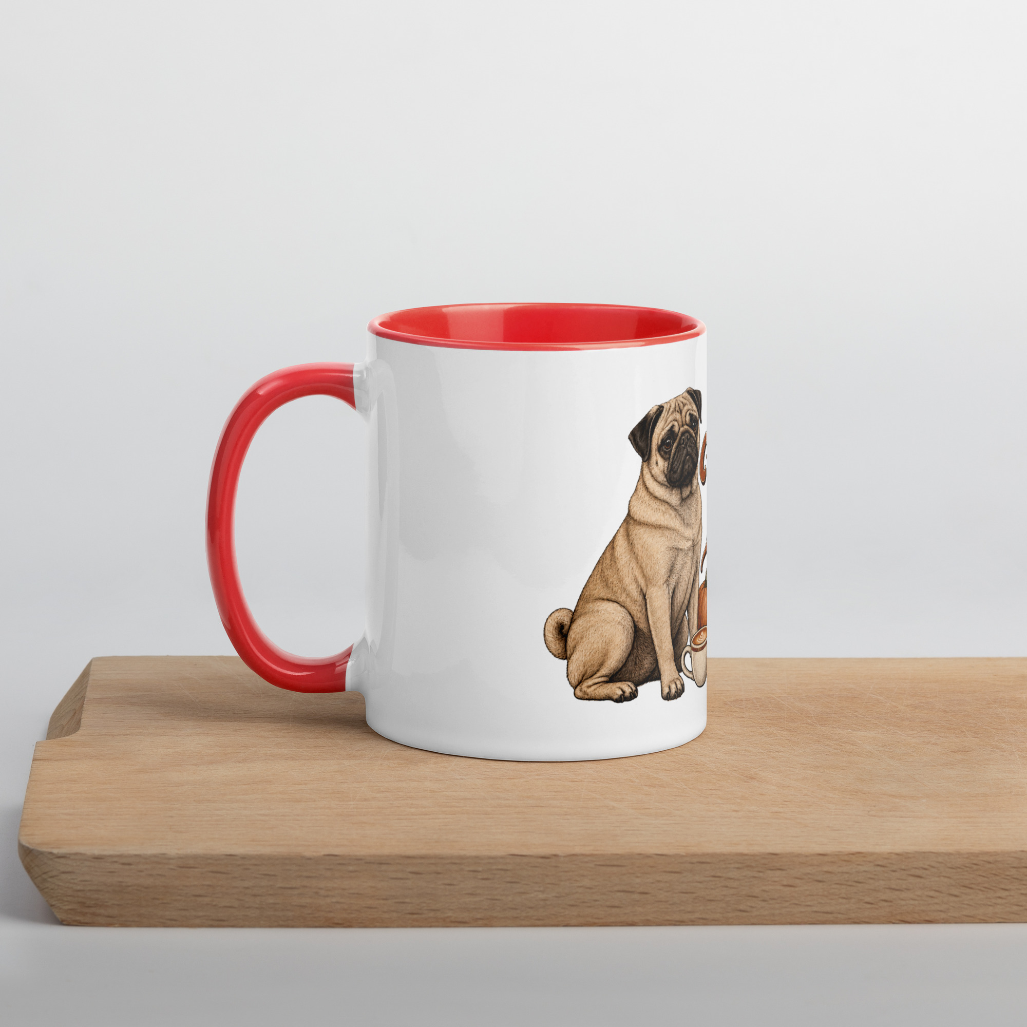 Pugkin Spice Season Pug Mug - Image 15