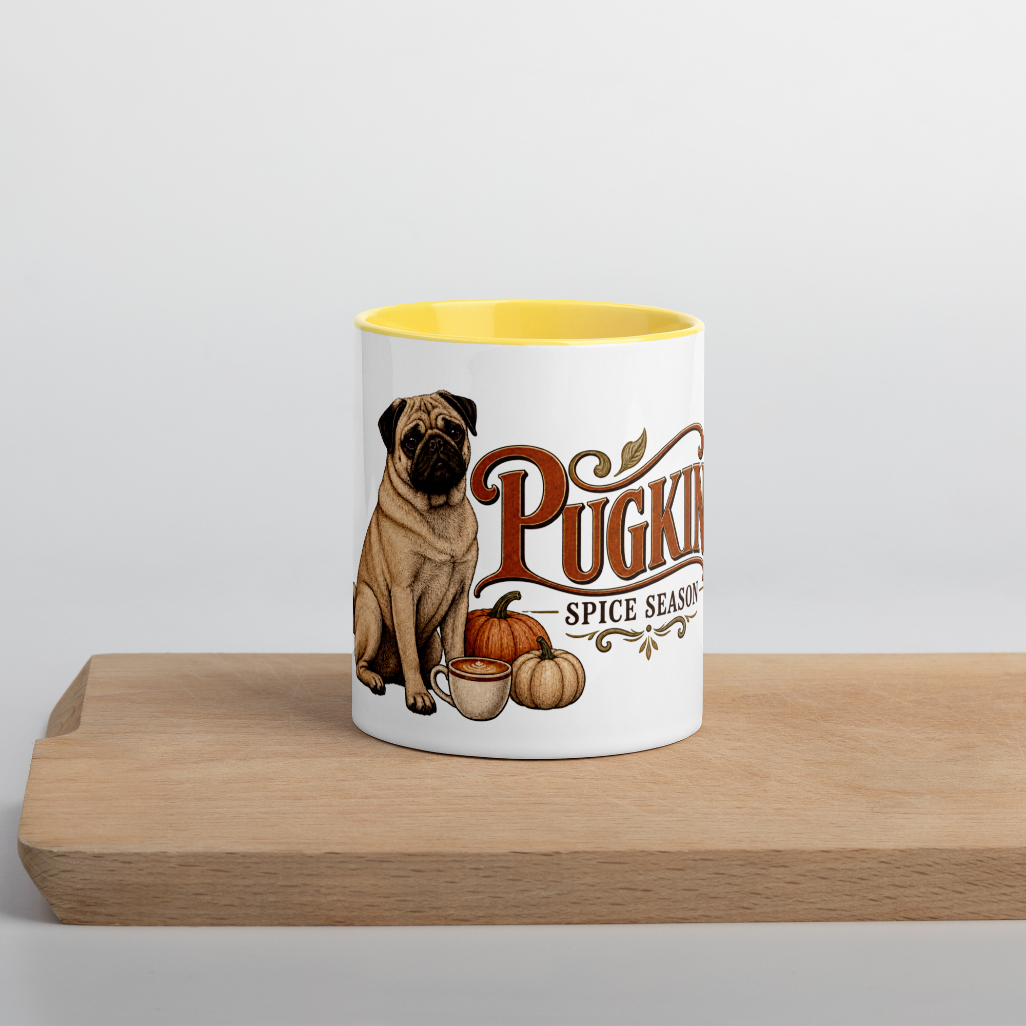 Pugkin Spice Season Pug Mug - Image 46