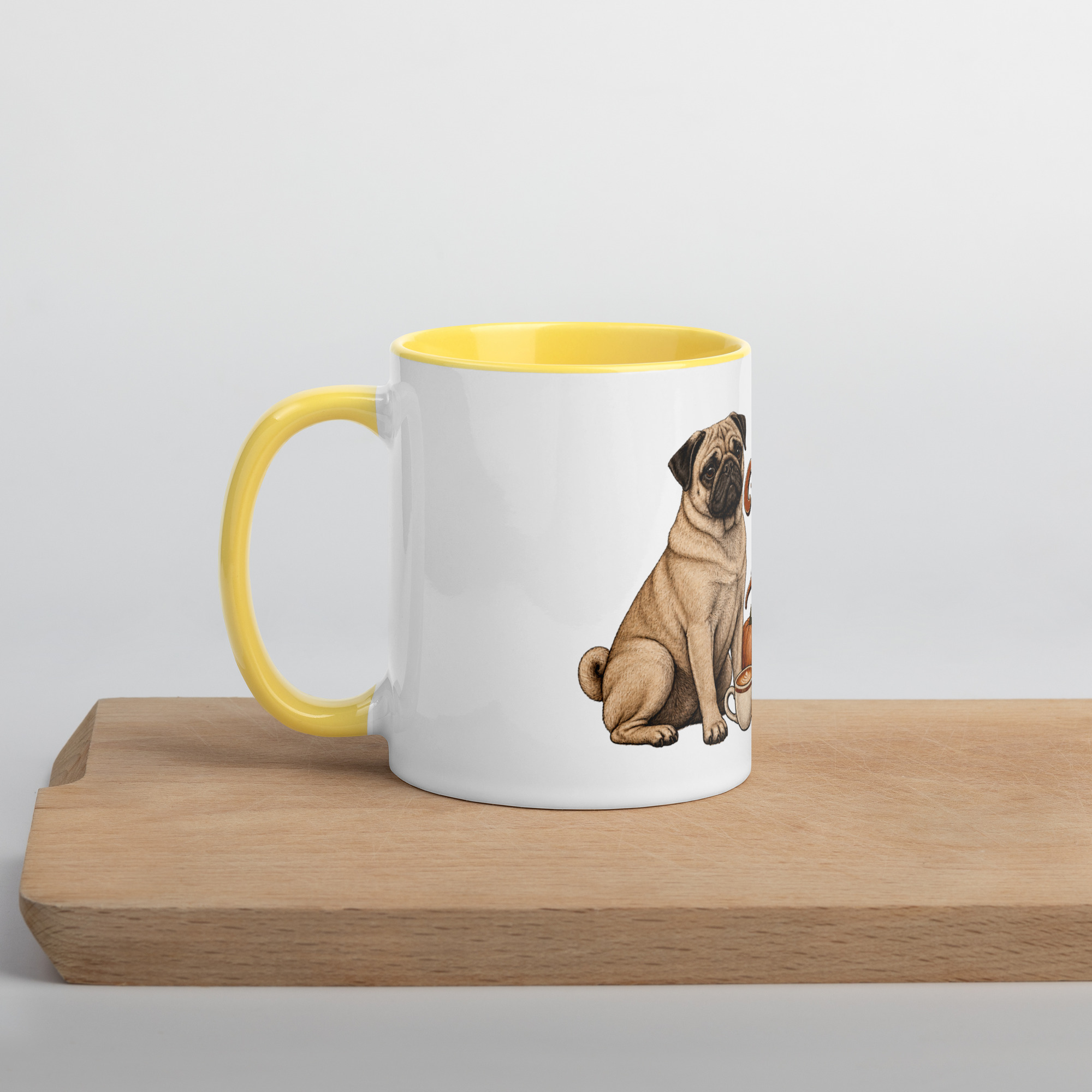 Pugkin Spice Season Pug Mug - Image 47