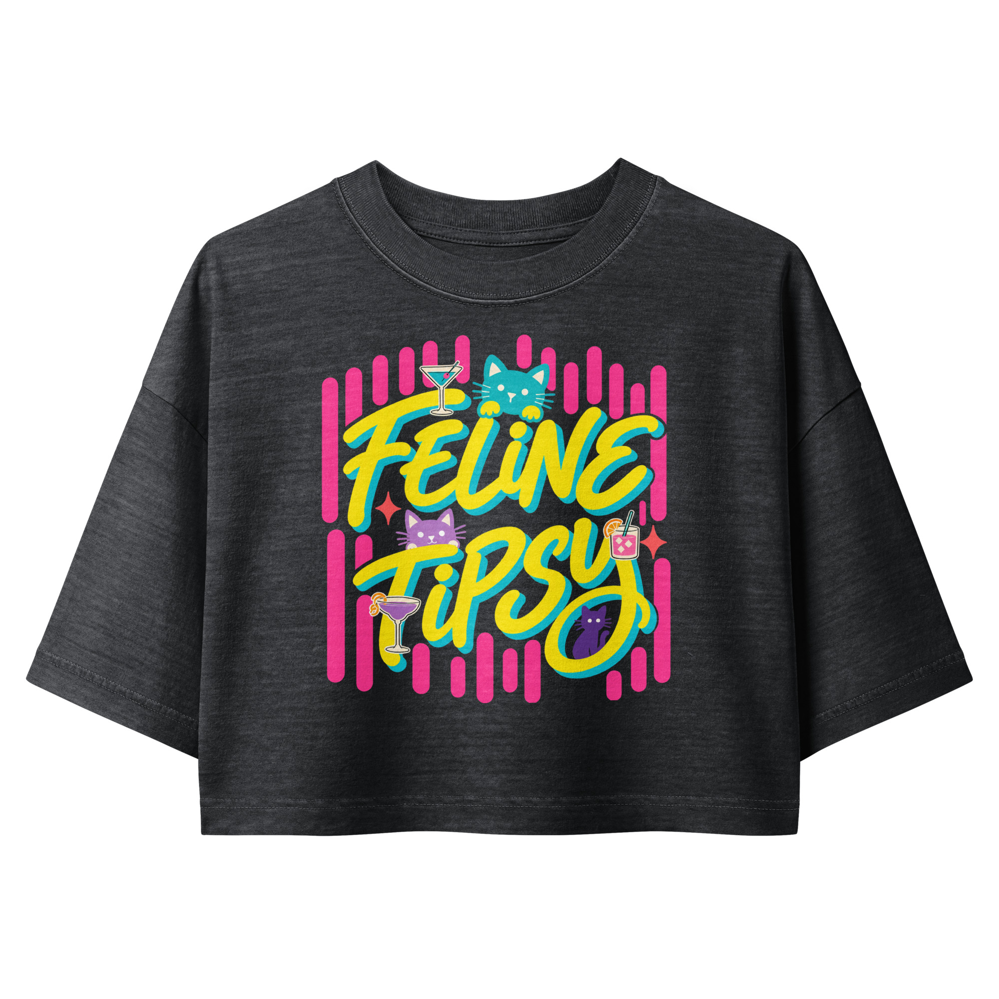 Women’s garment dye cropped tee
