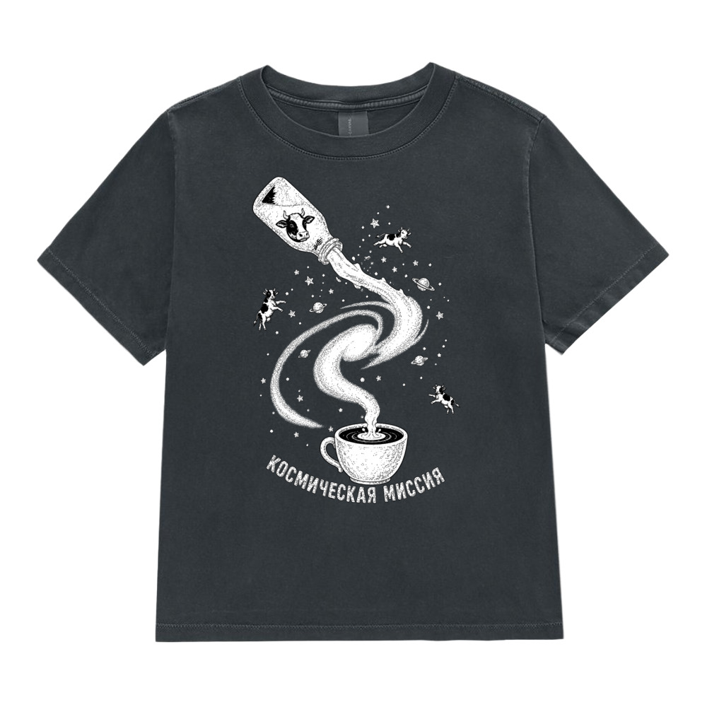Milky Way Coffee Heavyweight Graphic Tee